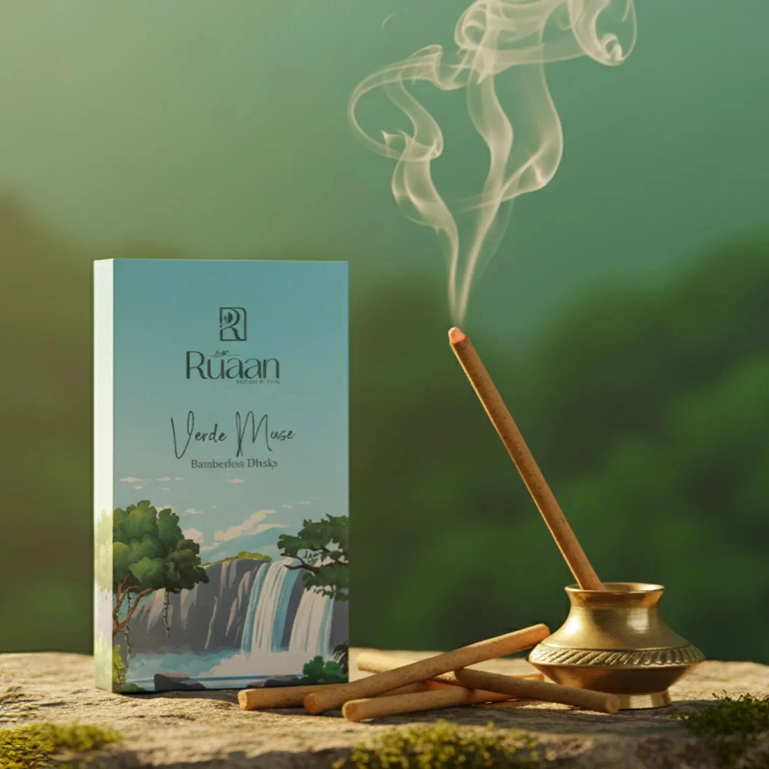 Verde Muse Bambooless Dhoop Sticks – Botanical Bliss Aroma