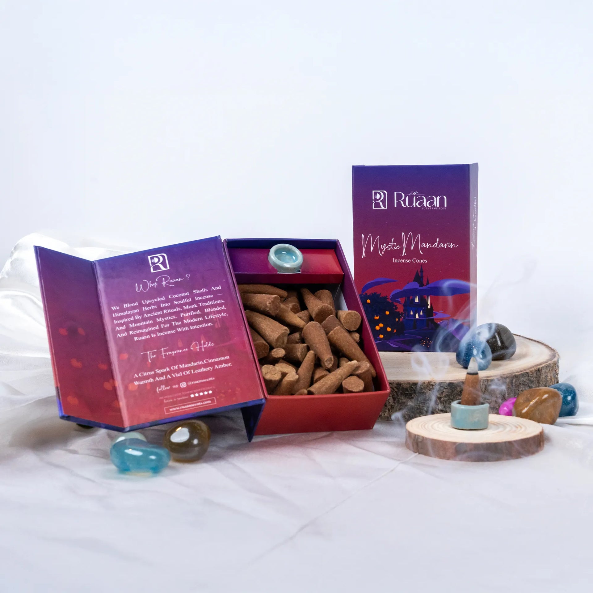 Mystic Mandarin Incense Cones – Energetic Citrusy Zest