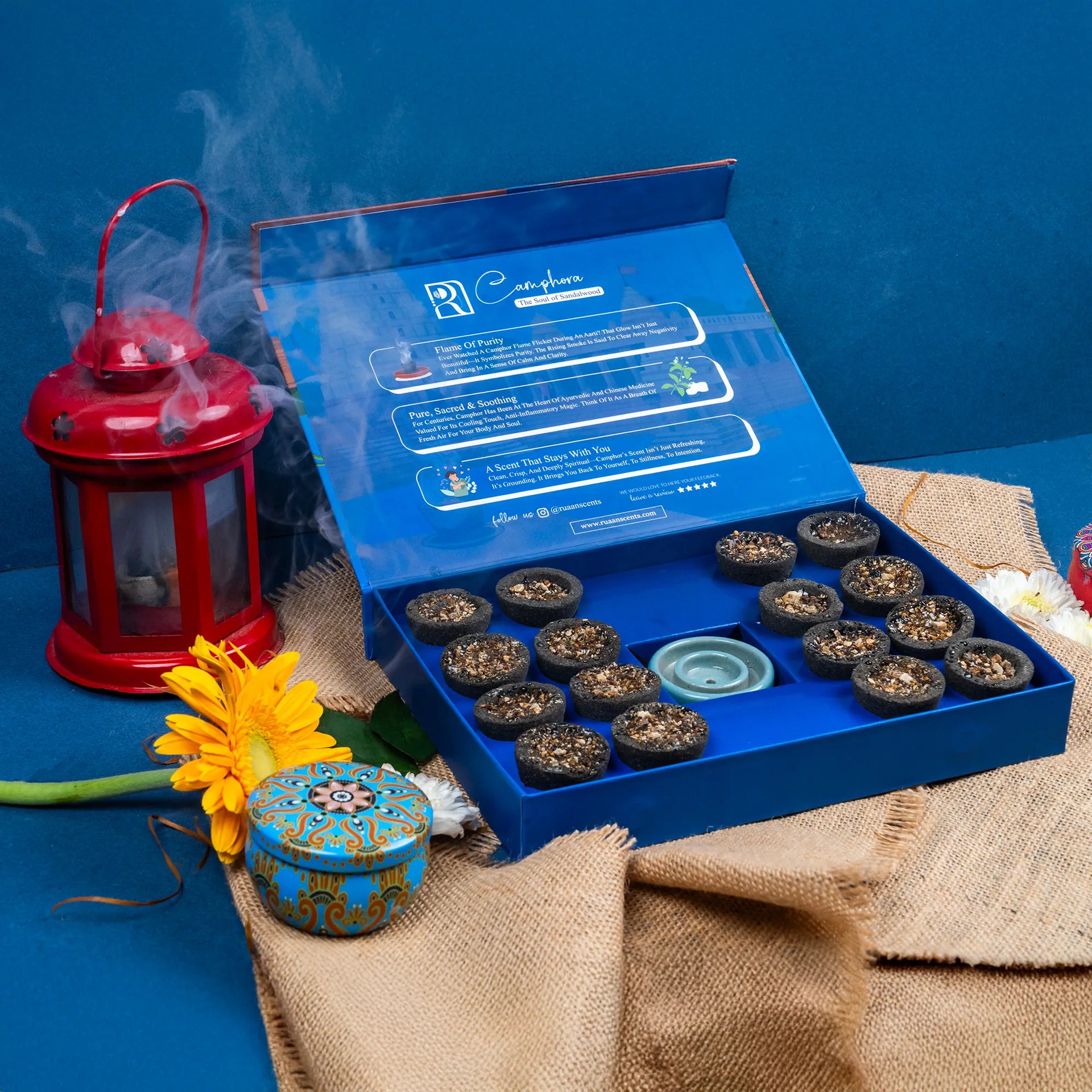 Sacred Camphora Havan Cups – Ayurvedic Ritual Blend