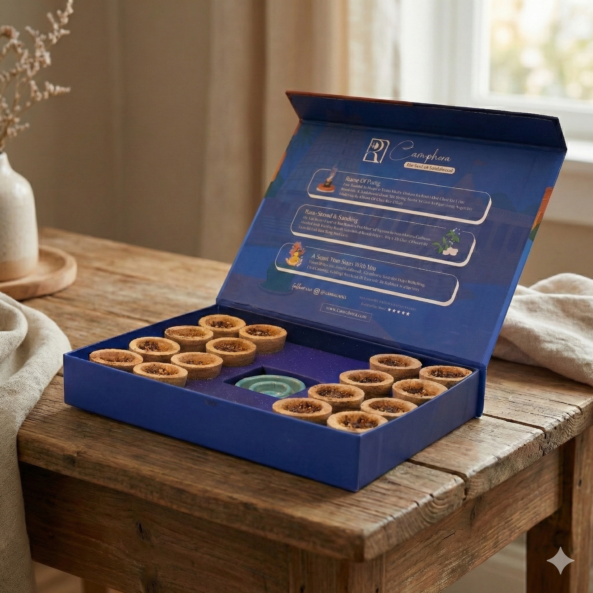 Sacred Camphora Havan Cups – A Signature Ritual Blend