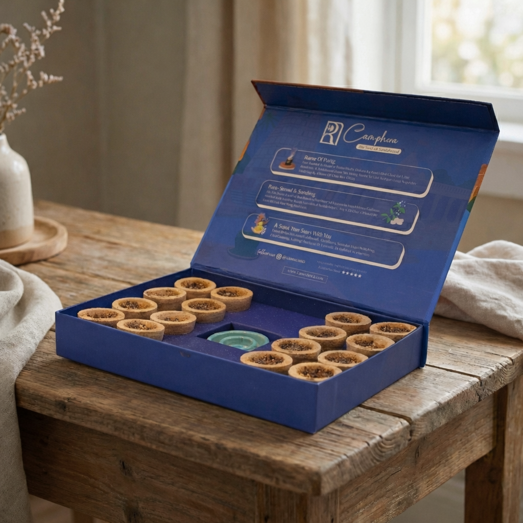 Sacred Camphora Havan Cups