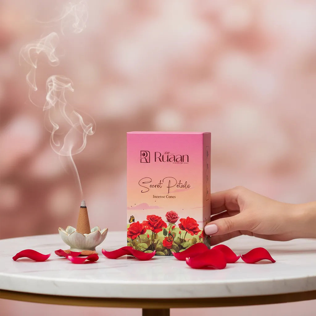 Secret Petals Incense Cones – Soft Floral Therapy