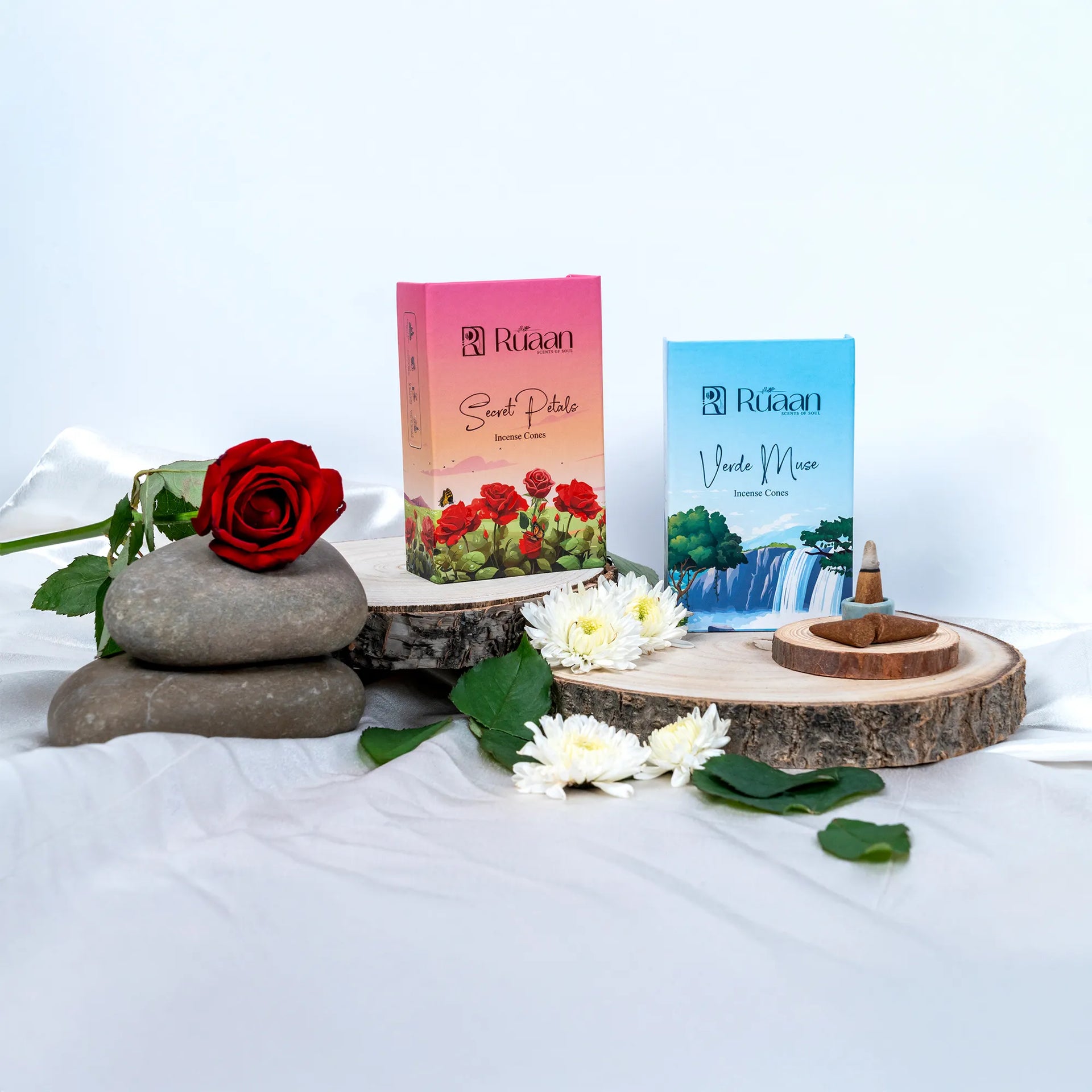 Secret Petals & Verde Muse Incense Cones Combo