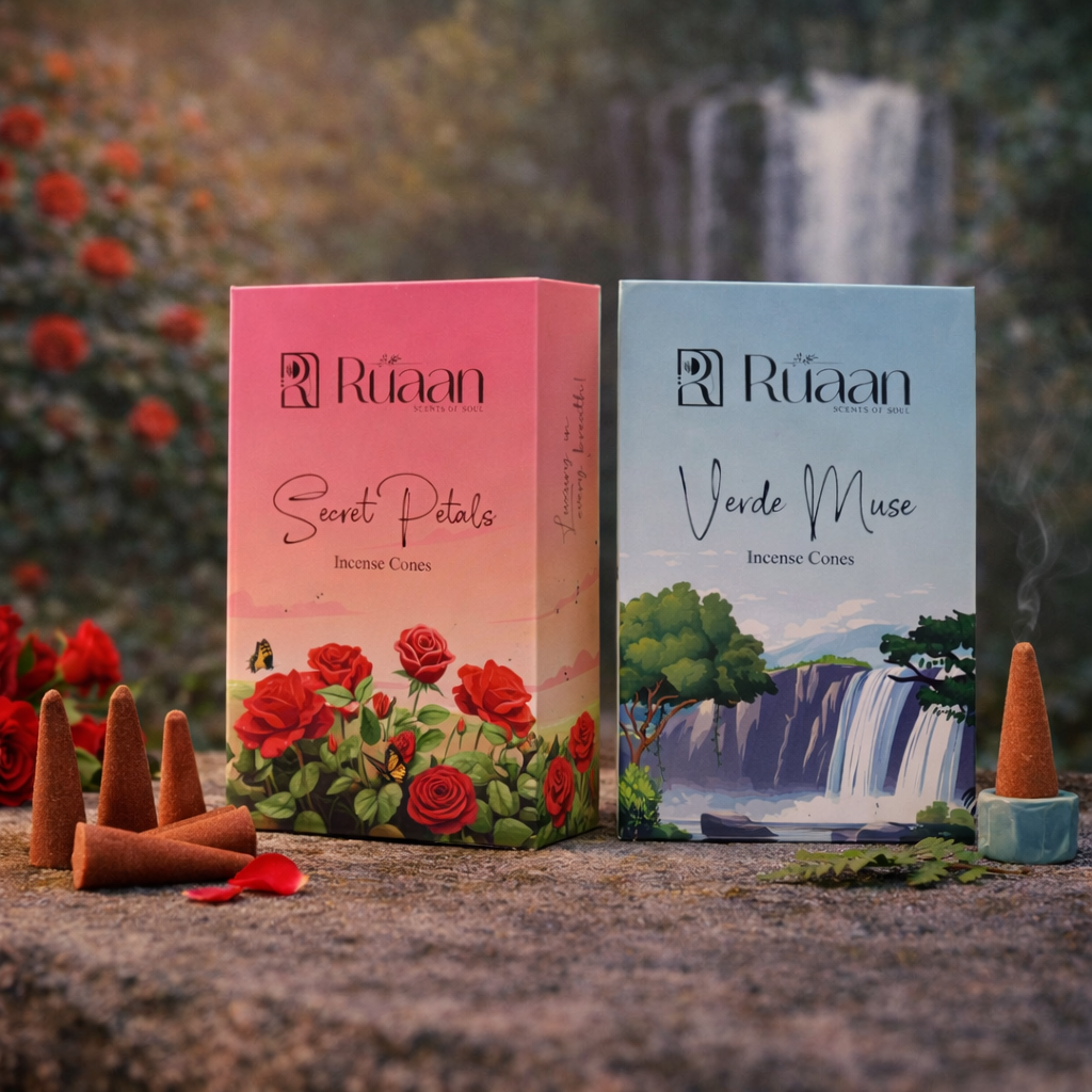 Secret Petals & Verde Muse Incense Cones Combo