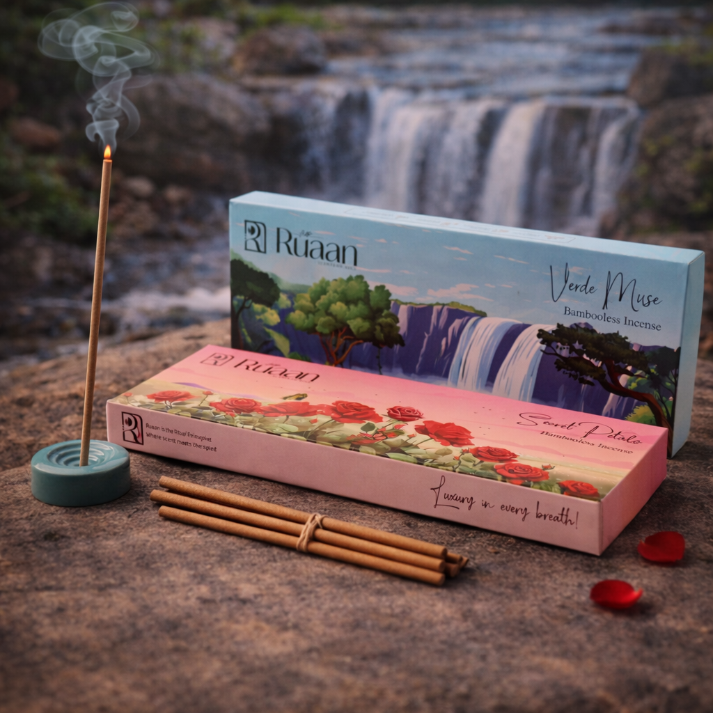 Secret Petals & Verde Muse Bambooless Incense Combo