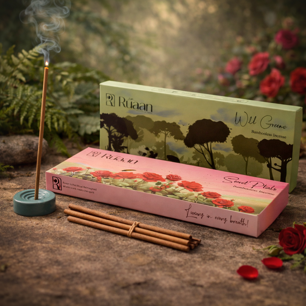 Secret Petals & Wild Greens - Bambooless Incense Combo