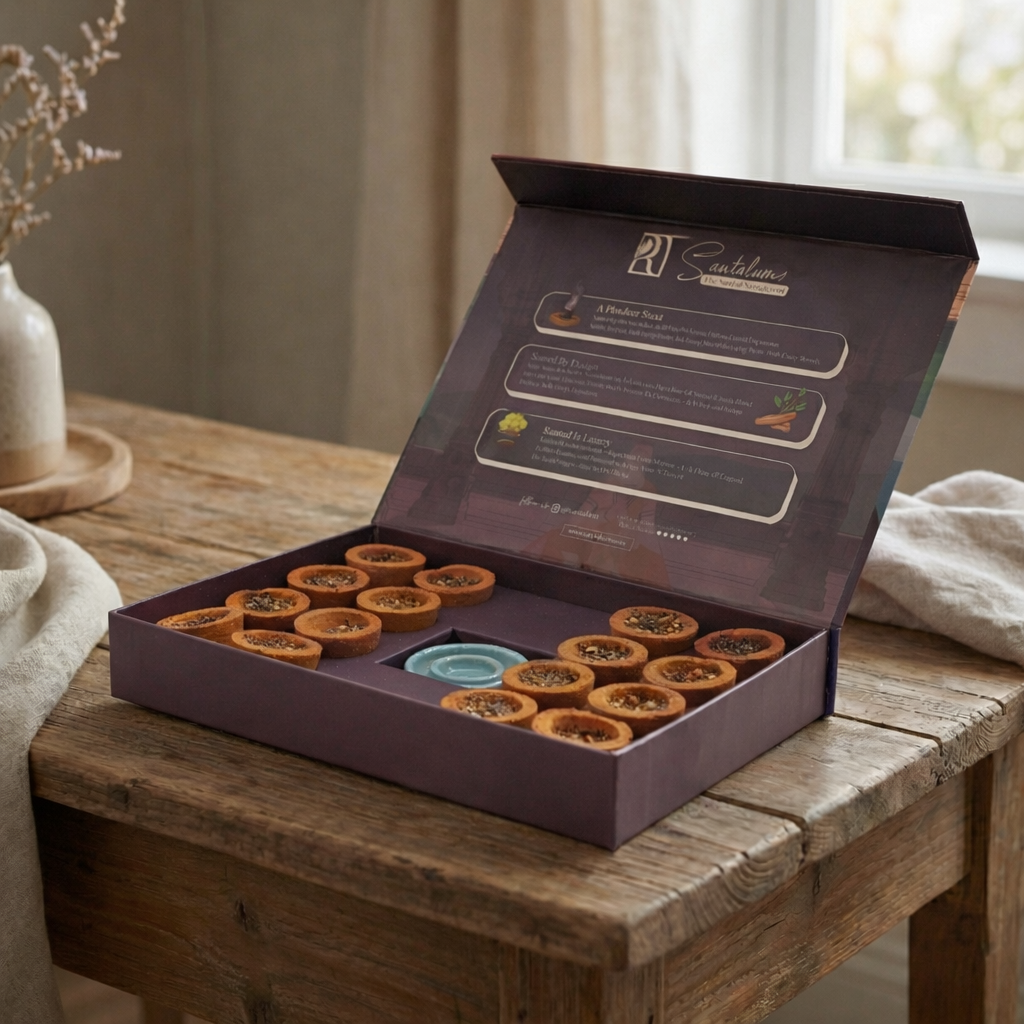 Sacred Santalum Havan Cups