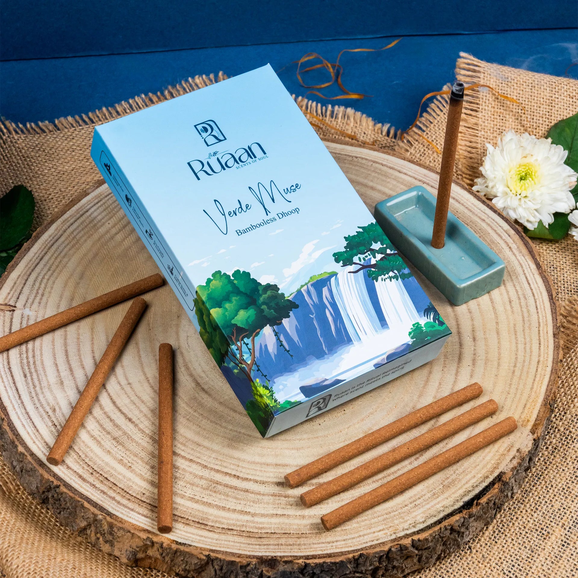 Verde Muse Bambooless Dhoop Sticks – Botanical Bliss Aroma