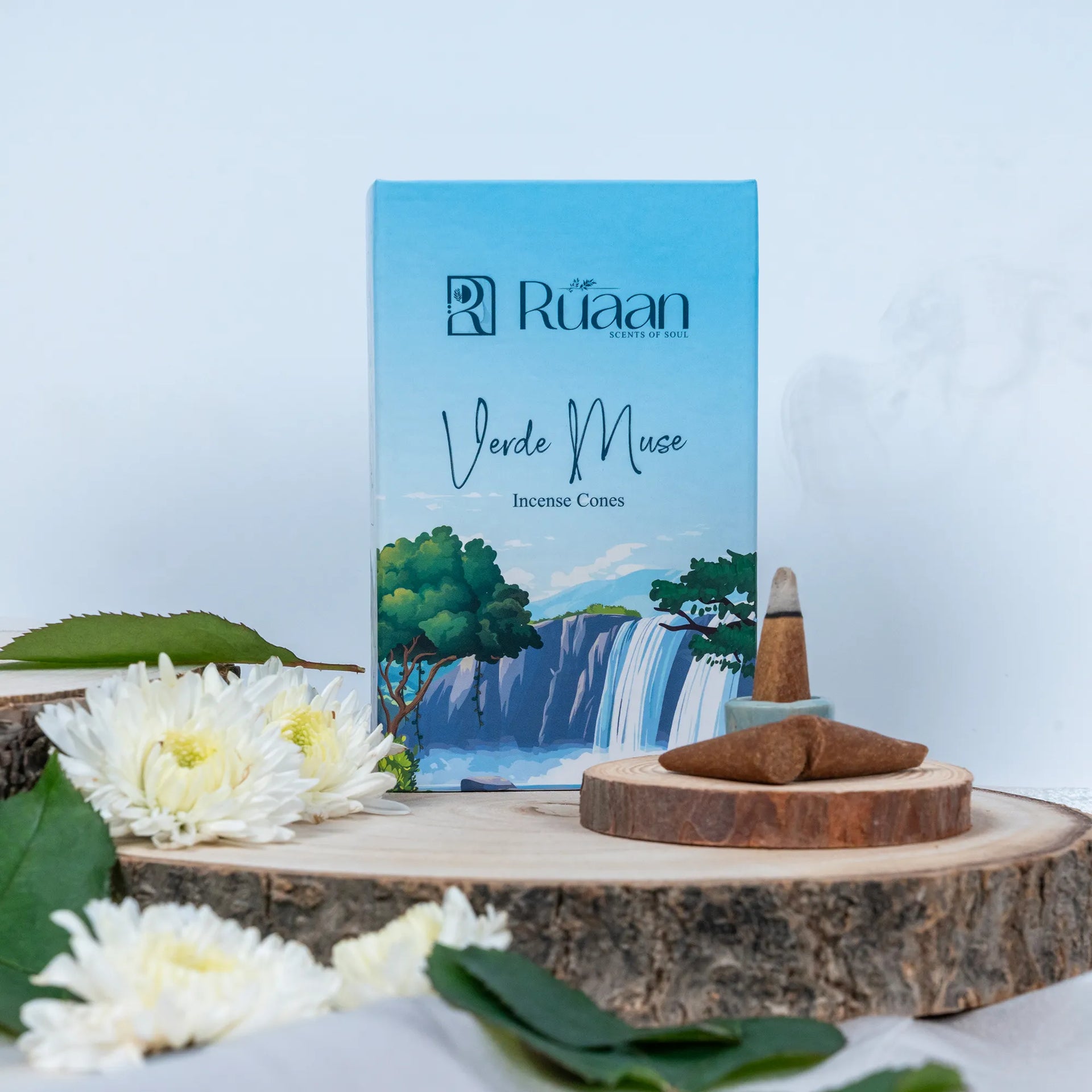 Verde Muse Incense Cones – Botanical Bliss Aroma