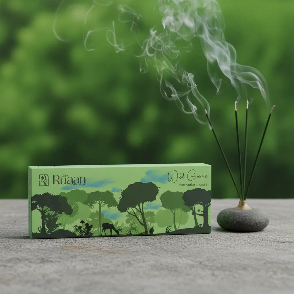 Wild Greens Bambooless Incense Sticks – Nature’s Awakening Blend