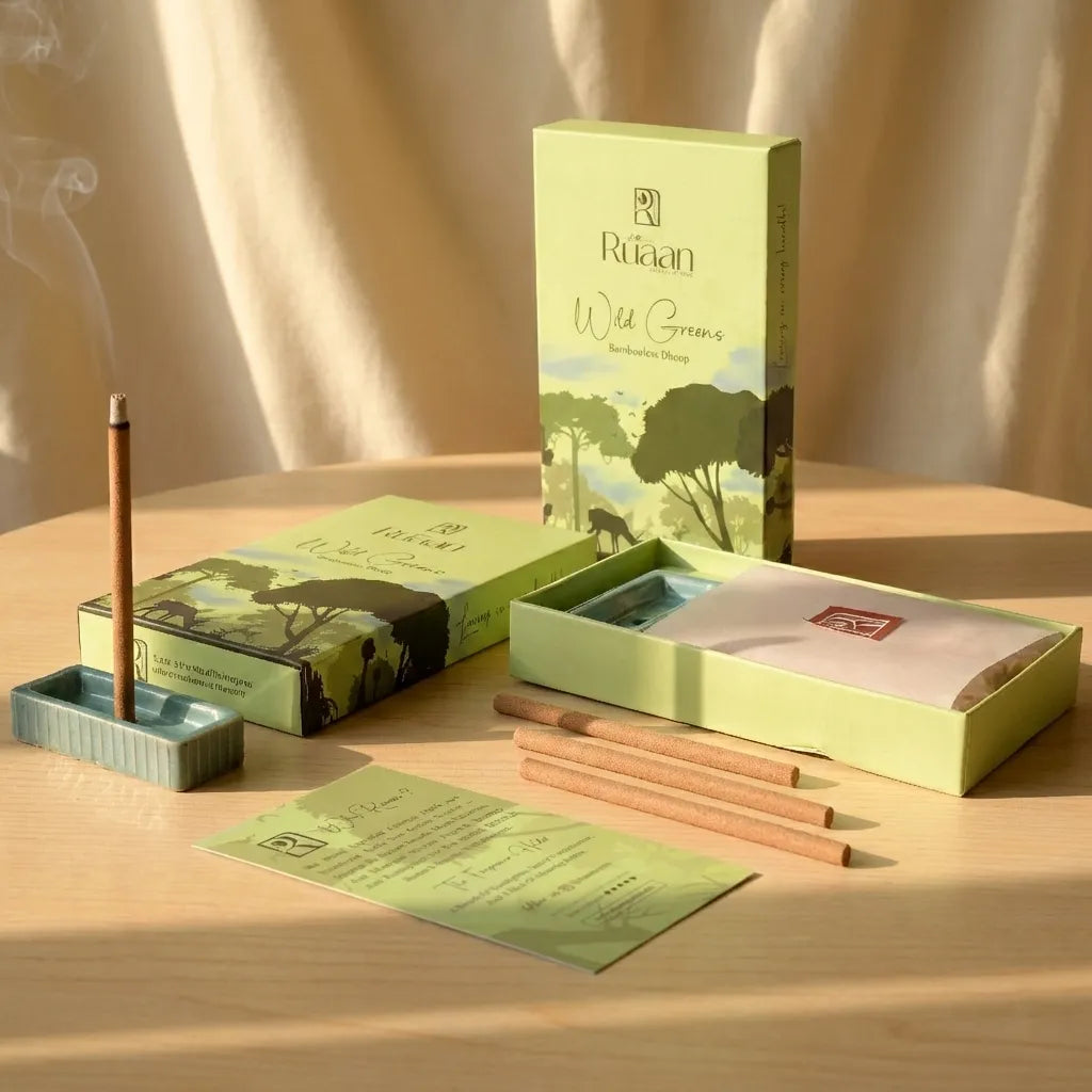 Wild Greens Bambooless Dhoop Sticks