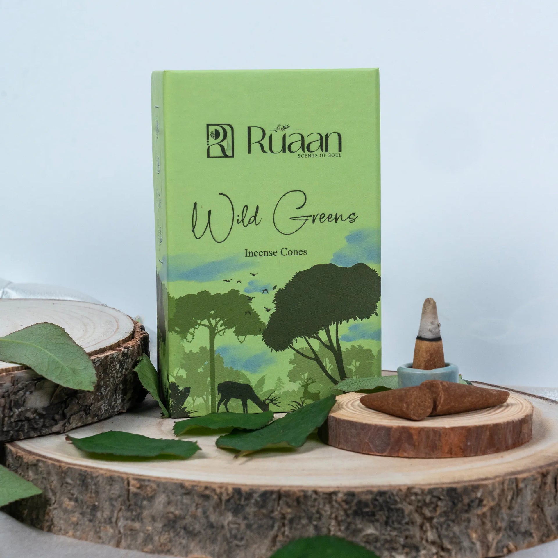 Wild Greens Incense Cones – Nature’s Awakening Blend