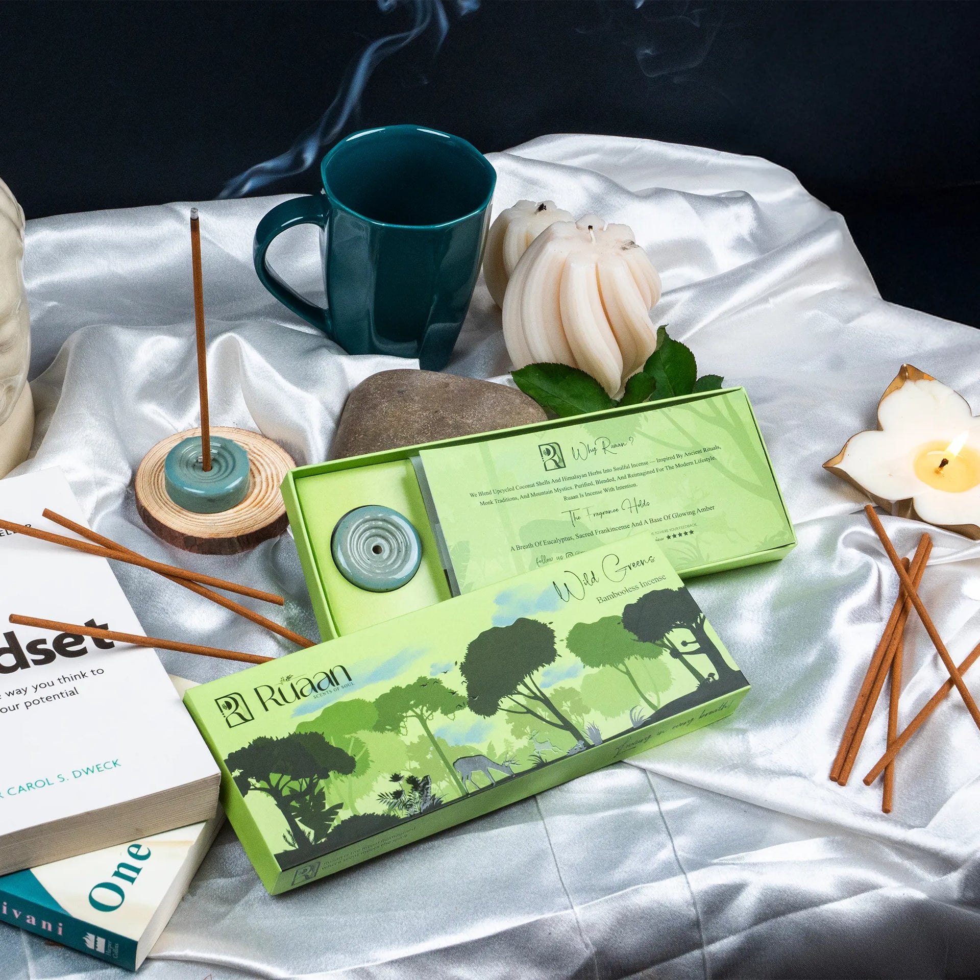 Mystic Mandarin & Wild Greens Bambooless Incense Sticks Combo