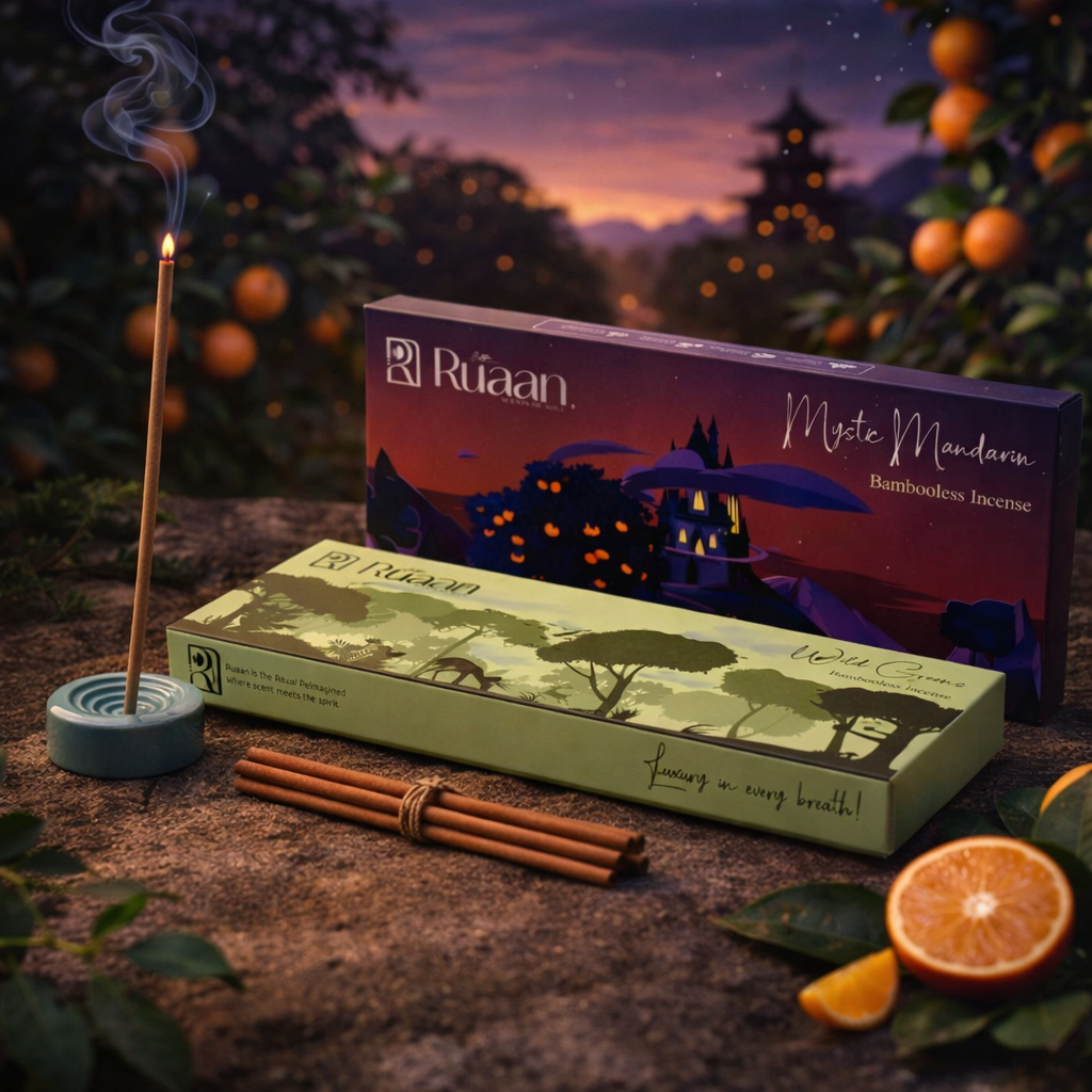 Mystic Mandarin & Wild Greens Bambooless Incense Combo