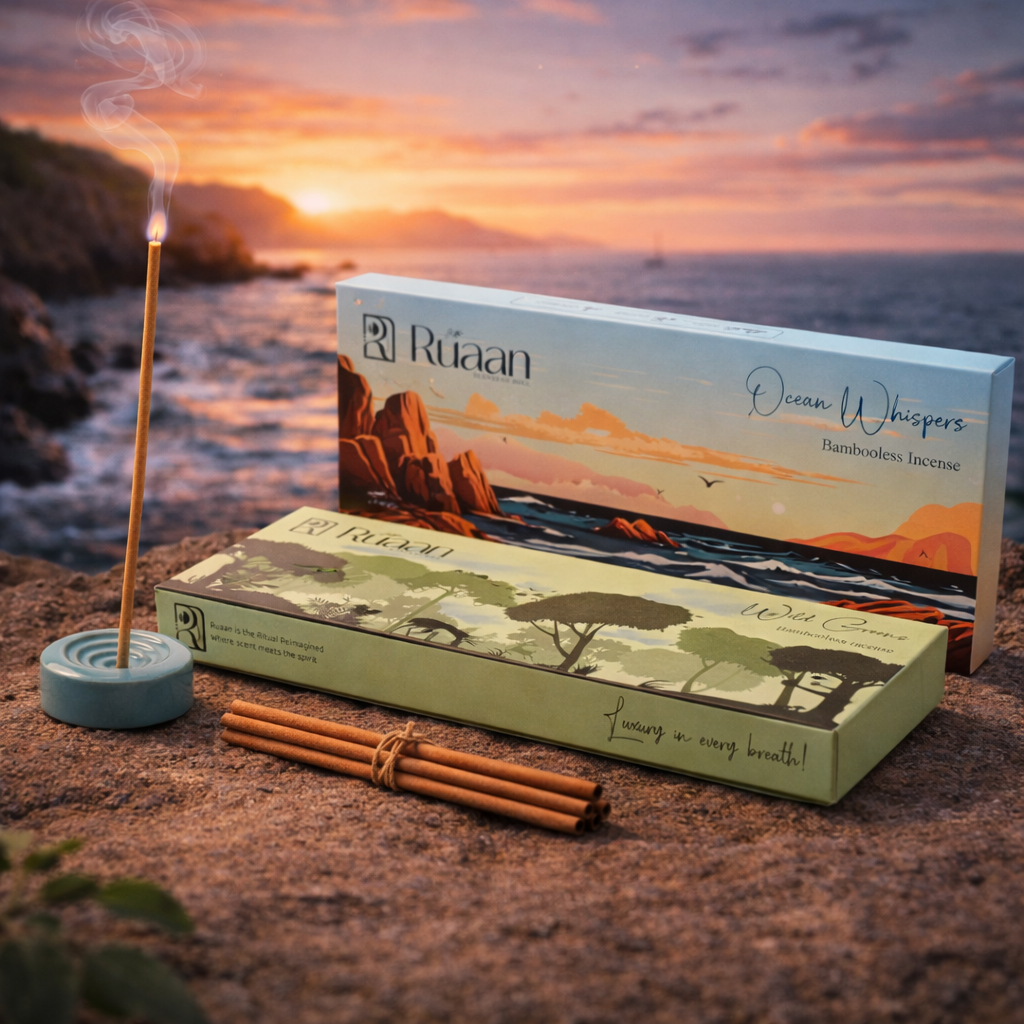 Wild Greens & Ocean Whispers - Bambooless Incense Combo