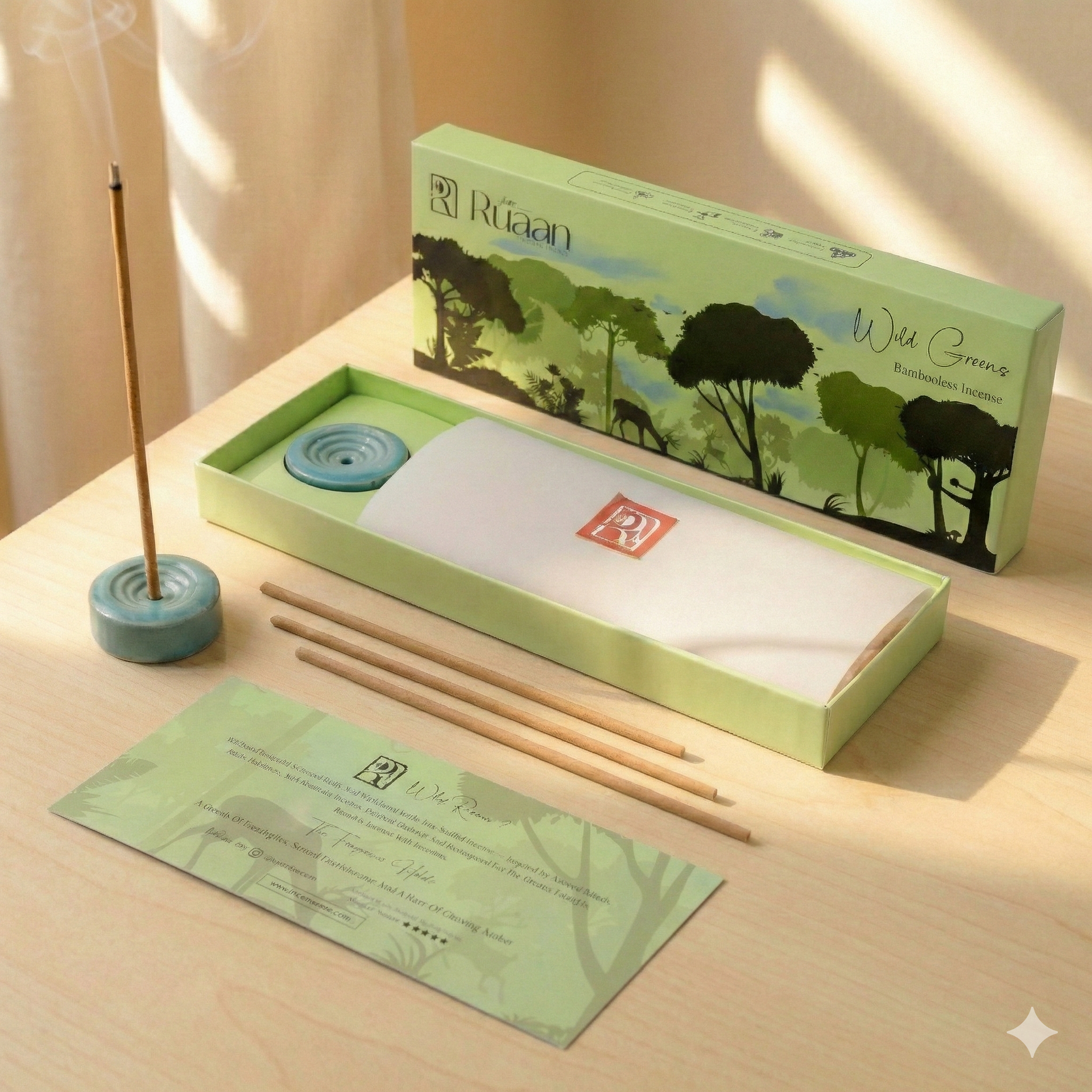 Mystic Mandarin & Wild Greens Bambooless Incense Combo